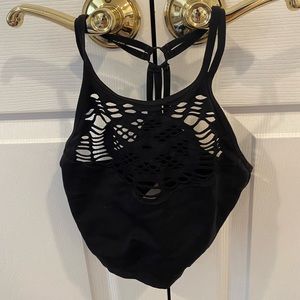 Front design elastic bralette